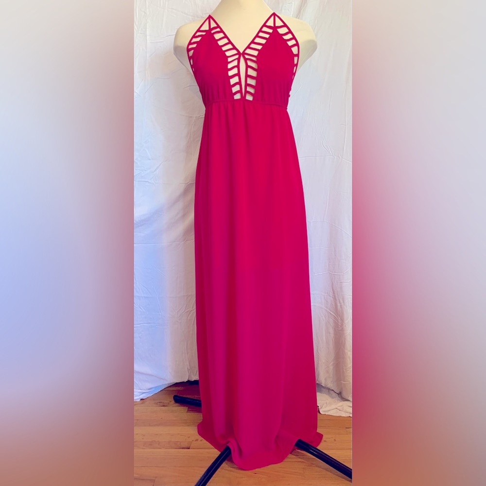 Pretty magenta gown